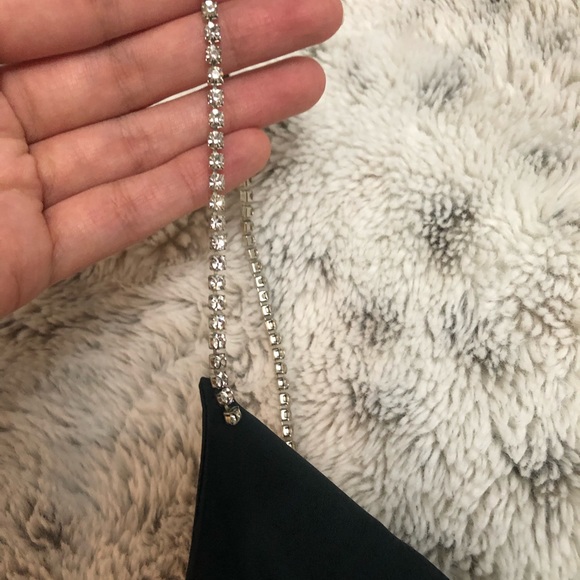 Zara Green Top with Rinestone Straps - Picture 3 of 5